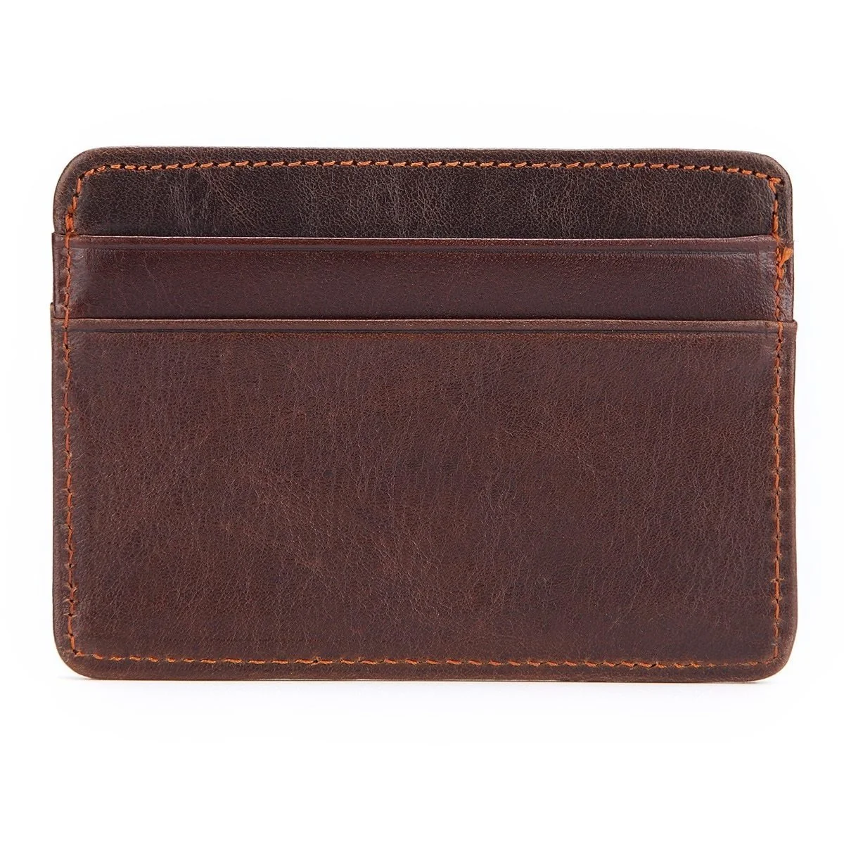 Fast Noah Tarjetero minimalista ultrafino de piel de vaca Authentic