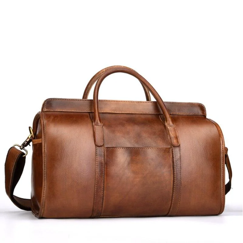 Casual Noah Bolsa de viaje de piel de vaca Durable