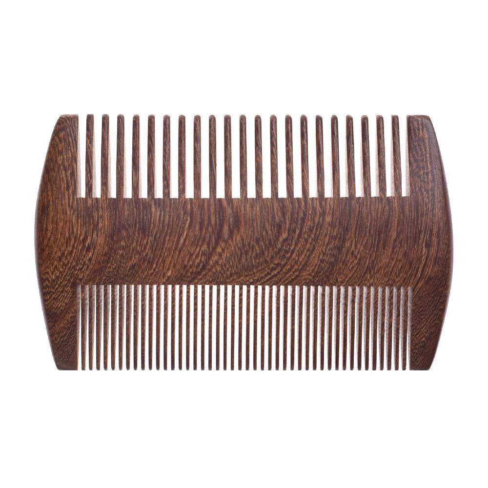 World-Class Peine de barba antiestático de bolsillo de sándalo Crafted