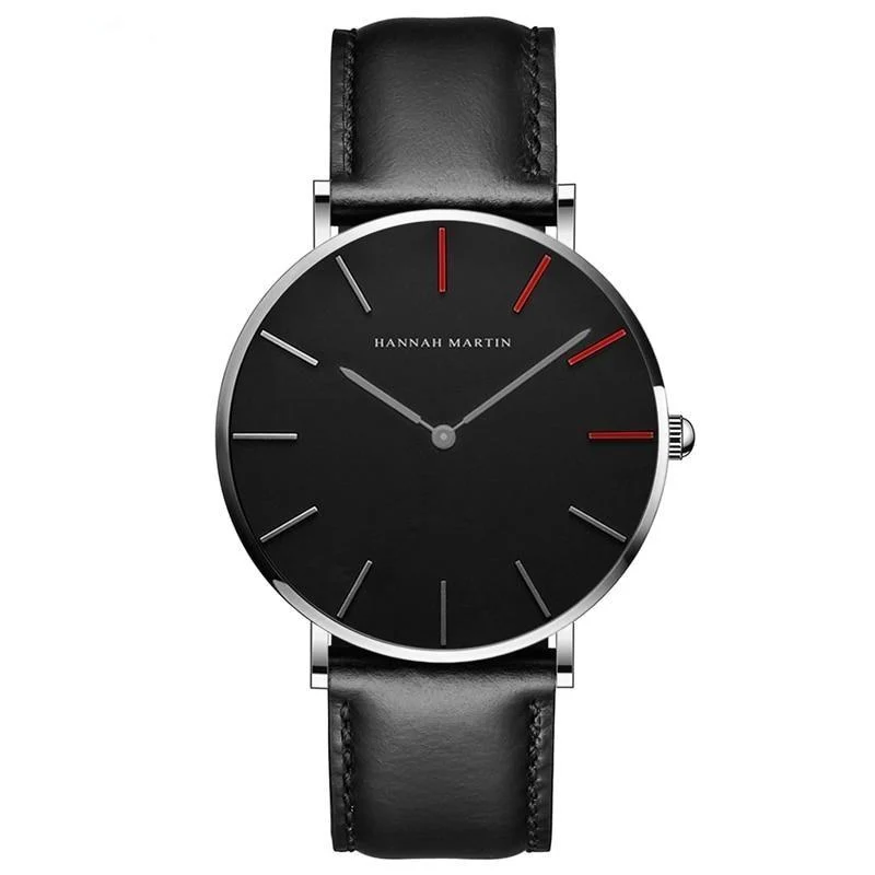 Trendy Thierry Reloj clásico de caballero con correa milanesa Trusted