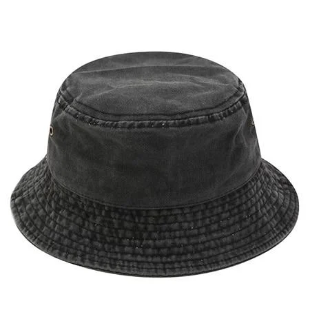 Efficient Sombrero de cubo de algodón lavado Lightweight