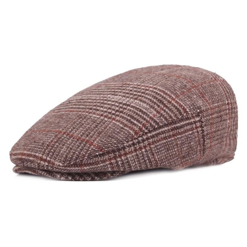 Eco-Friendly Houndstooth Lana a cuadros Ivy Gorra Exclusive