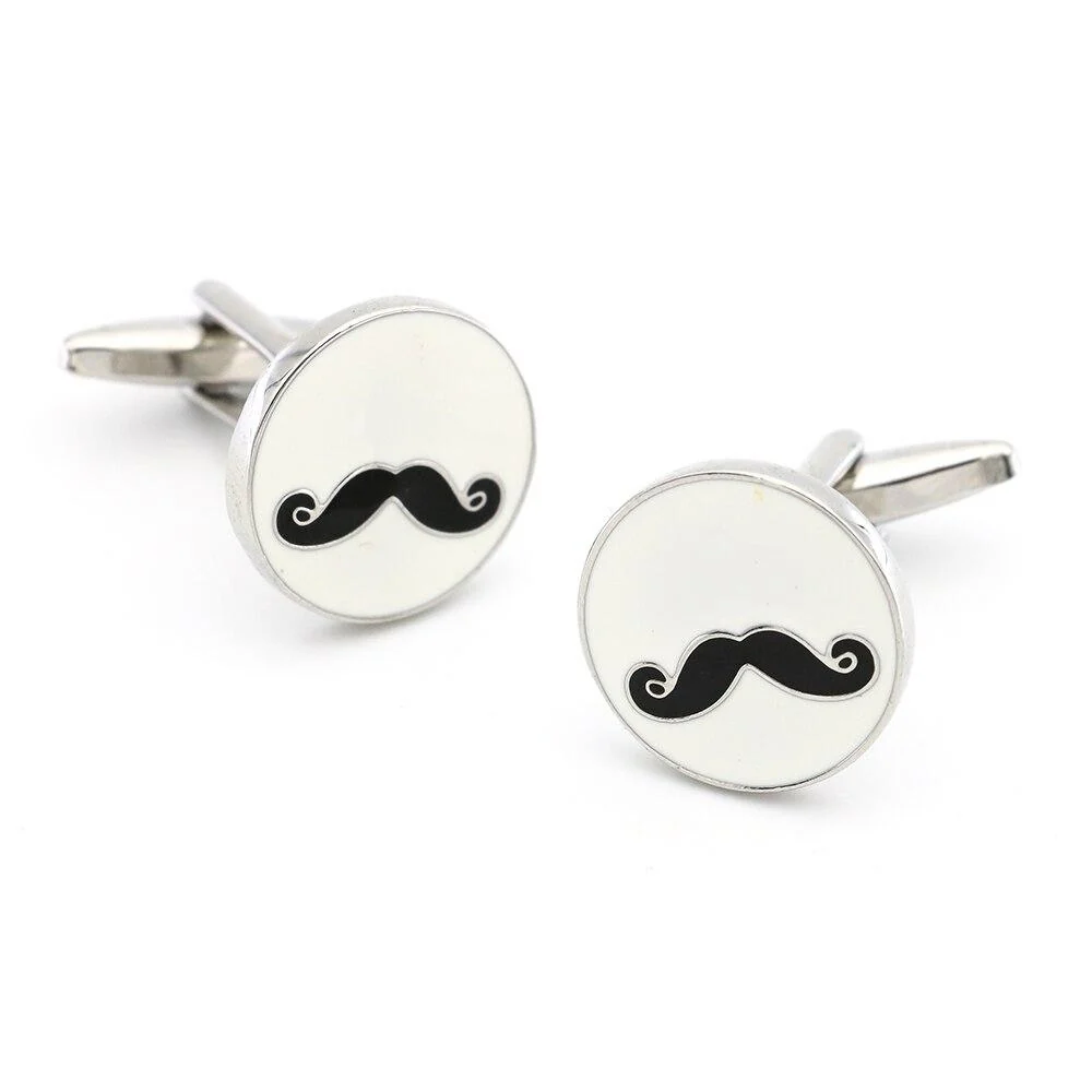 Elite Movember Gemelos bigote plateados Efficient