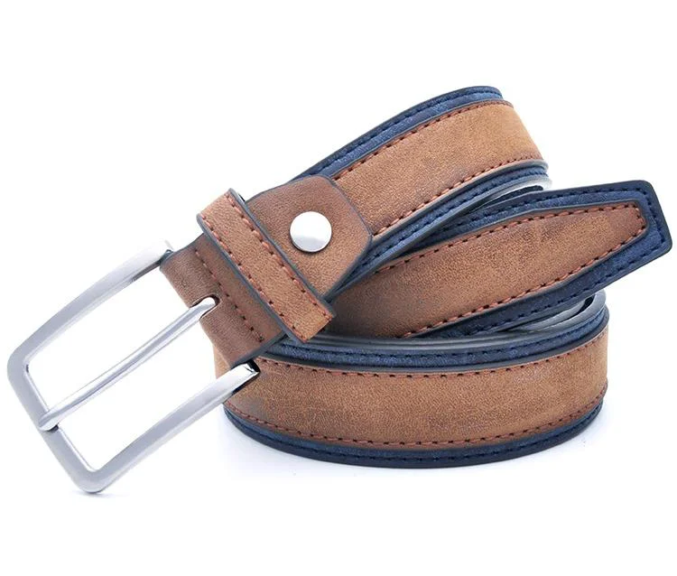 Contemporary Armando Cinturón de piel bicolor Expertly Made