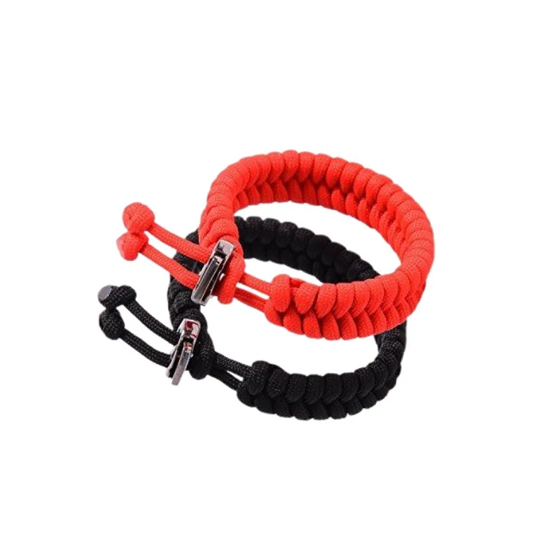 Smart Juego de 2 pulseras de paracord sólido World-Class