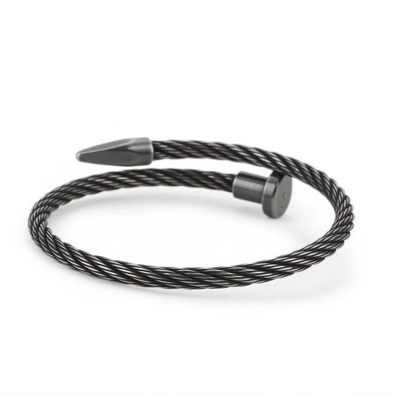 Exclusive Lars Pulsera de metal Nail Light Relaxed