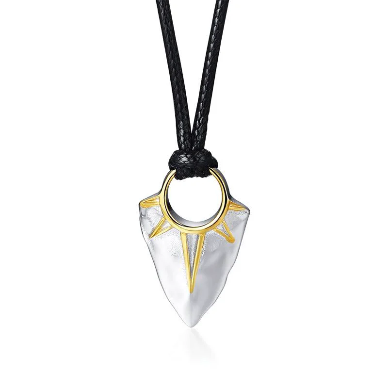 Convenient Collar Colgante Diente Hawaiano Acero Inoxidable Selected