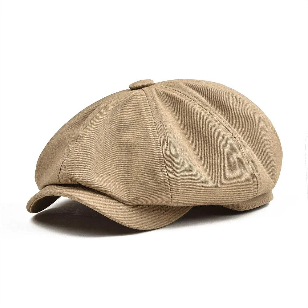 Solid Algodón de sarga Newsboy Gorra Next-Generation