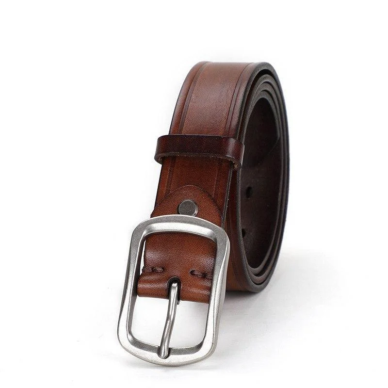 Soft Alonso Cinturón casual de piel de vacuno Smart
