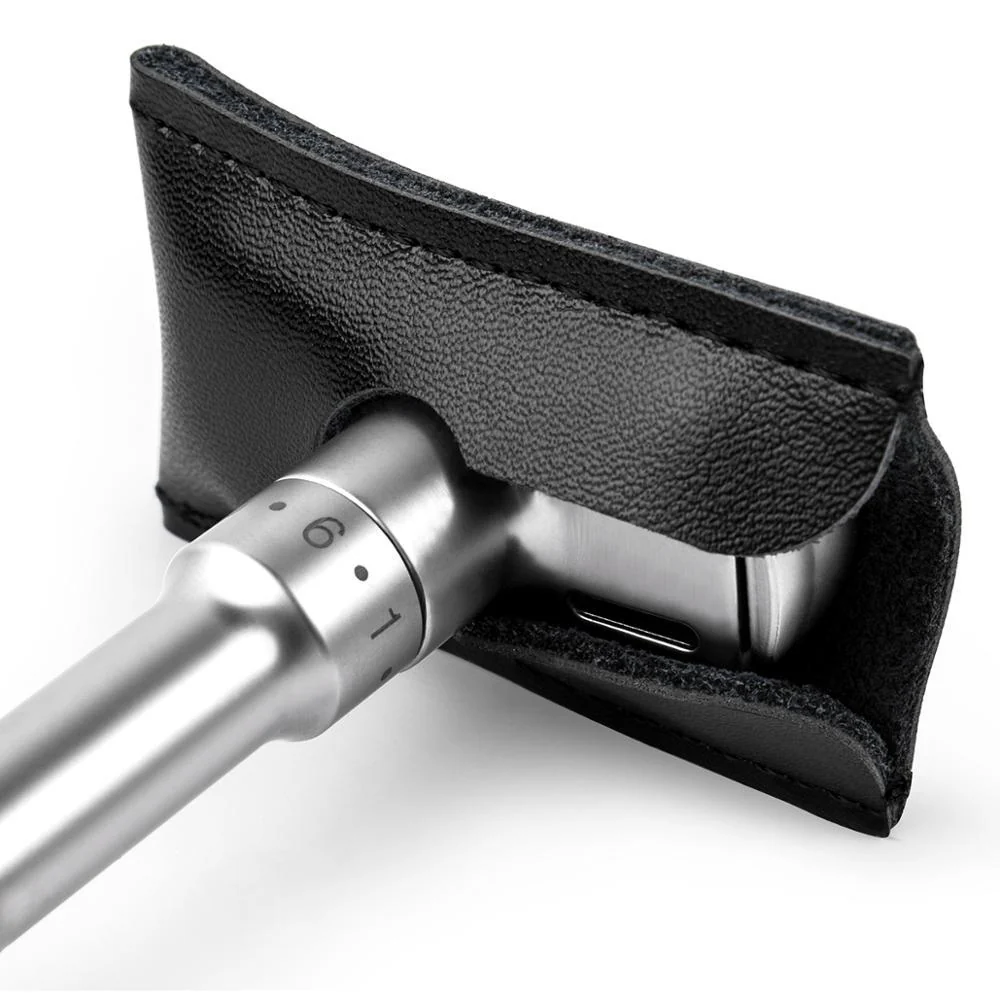 Consistent Funda protectora de cuero de vaca para maquinilla de afeitar Elite