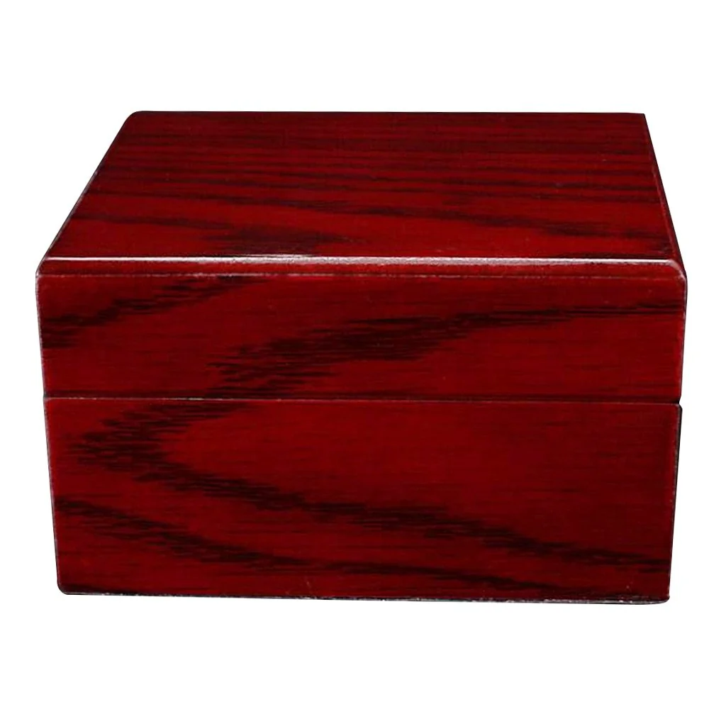 Easy-to-Use Orlando Caja de madera roja para relojes Authentic