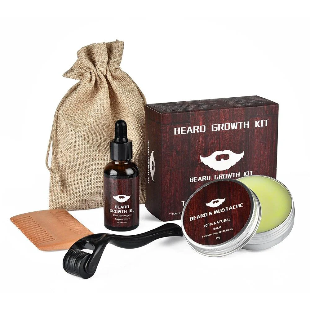 Comfortable 5 in 1 Viking Beard Growth Kit Original Design