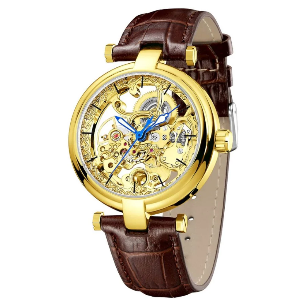Contemporary Firenze Luxury Mechanical Skeleton Watch Elite