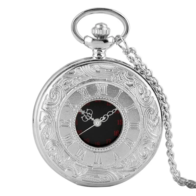 Comfortable Roma Pocket Watch Silver Secure
