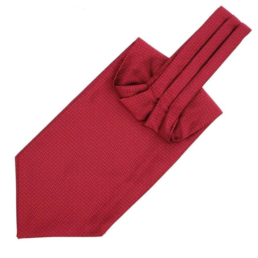 Healthy Patterned Solid Ascot Tie Outstanding