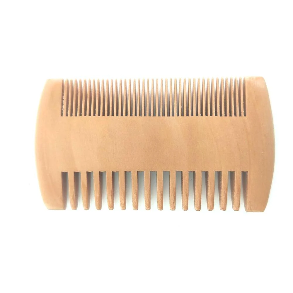 Reusable Double-sided Pearwood Beard Comb Outstanding
