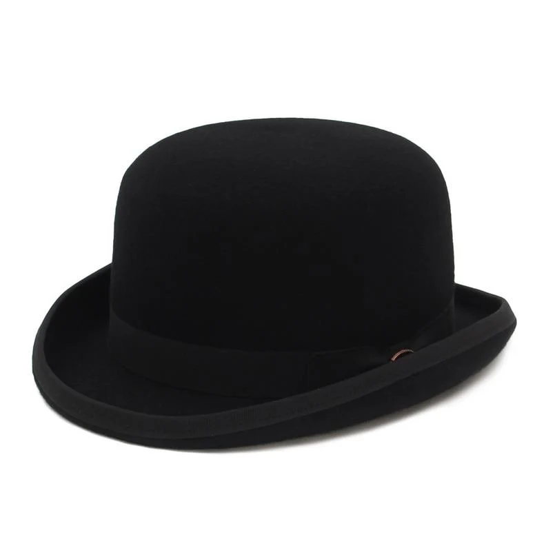 Eco-Friendly Wool Felt Bowler Hat Genuine
