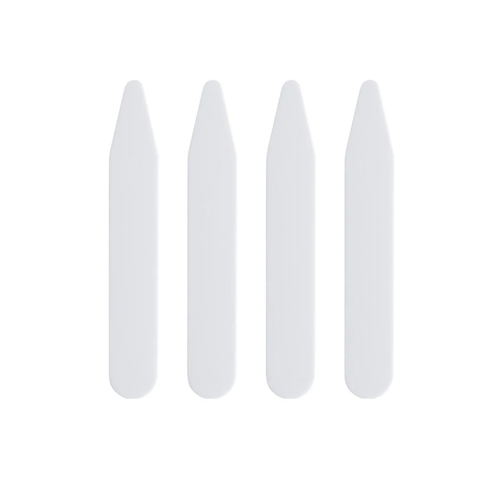 Traditional 200 Pcs Plastic Transparent Collar Stays Comfortable