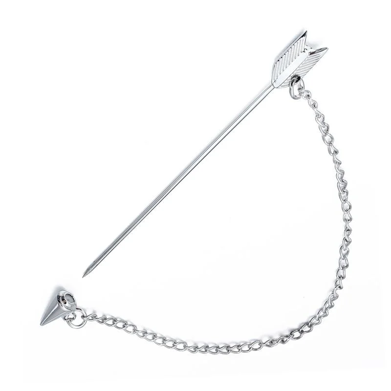 User-Friendly Arrow Collar Pin With Chain Effective