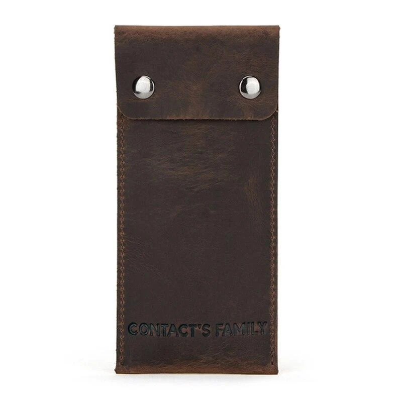 Casual Leo Cowhide Leather Single Watch Travel Case Outstanding