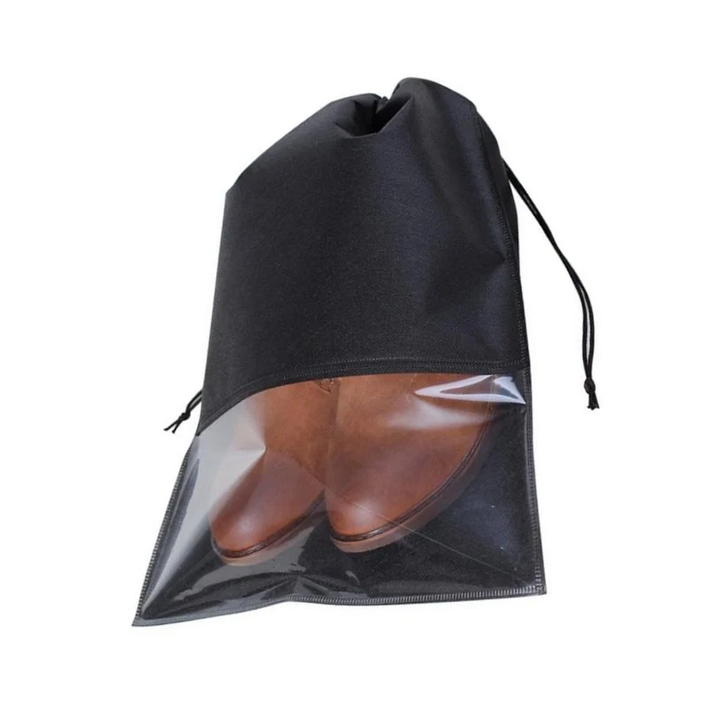 Clean Transparent Dustproof Travel Shoe Bag Certified