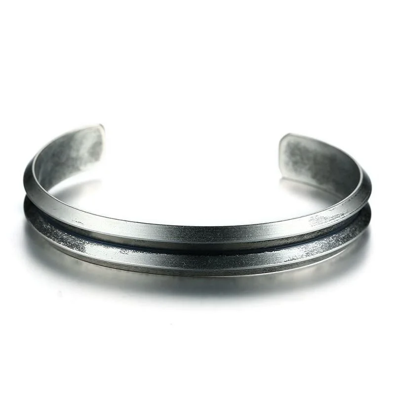 Classic Nicklas Stainless Steel Cuff Bracelet Healthy