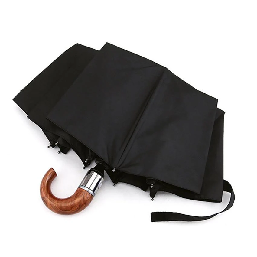Refined Fully Automatic Wooden Handle Business Umbrella Quality