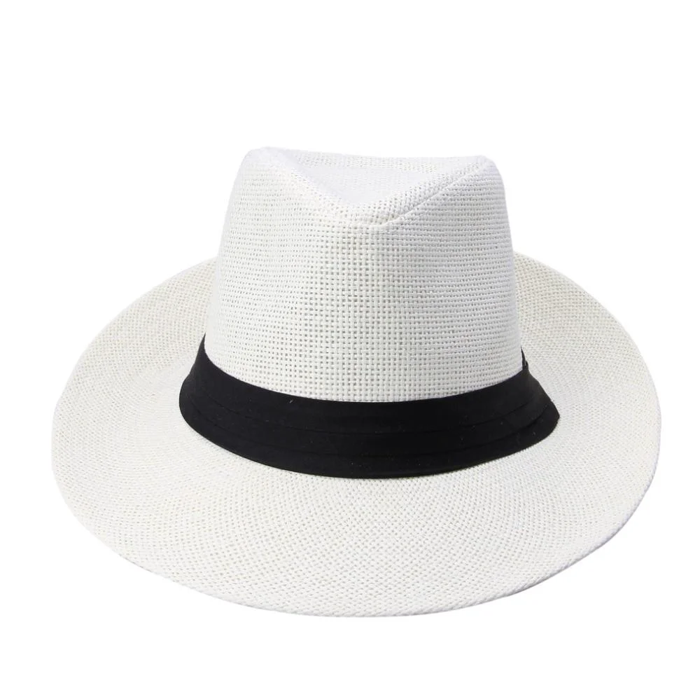 Secure Cancun Panama Hat With Black Ribbon Band Modern