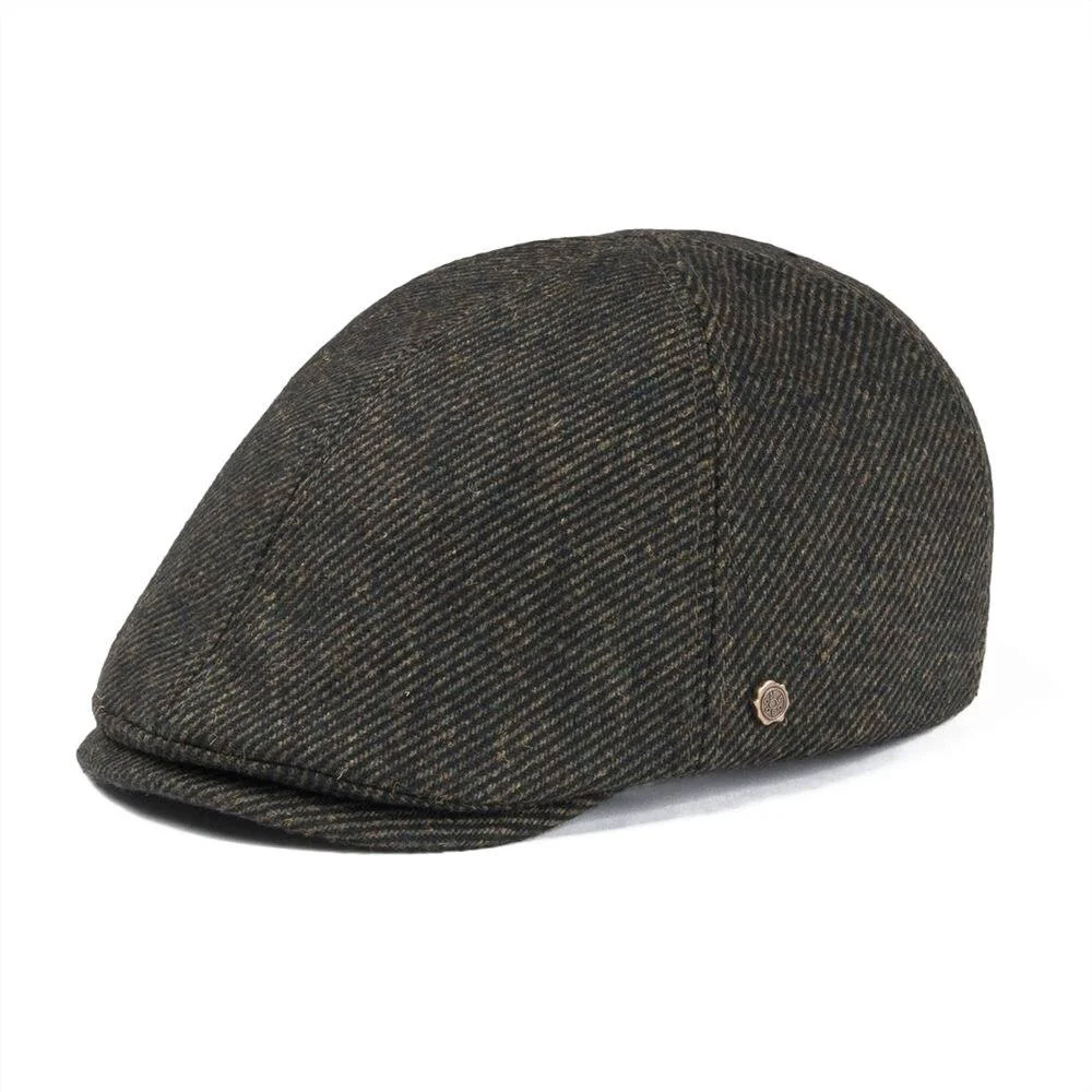 Soft Wool Twill Flat Cap Excellent