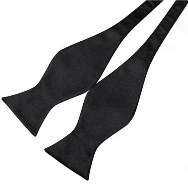 User-Friendly Solid Self-Tie Bow Tie Top-Quality