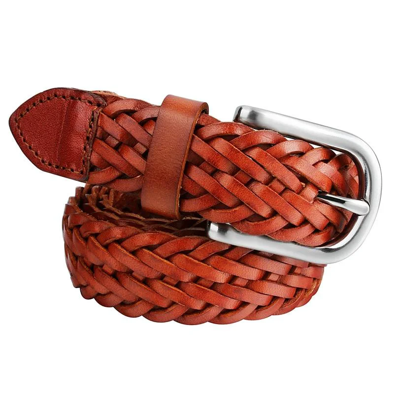 Artisan Lorenzo Braided Leather Belt Outstanding