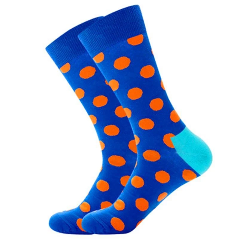 Detailed Polka Dot High Cotton Socks Official