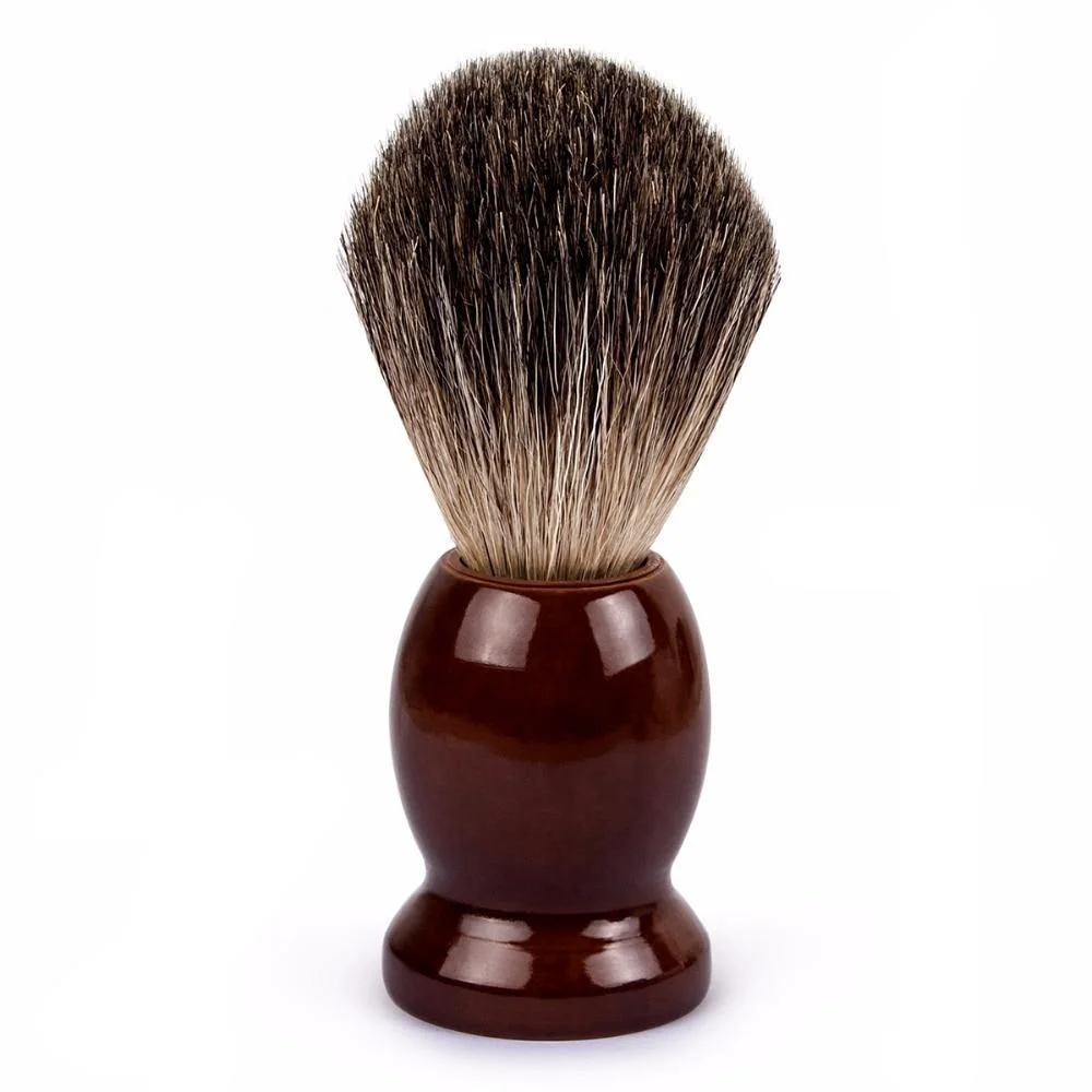 Powerful Traditional Pure Badger Hair Shaving Brush With Wooden Handle Eco-Friendly