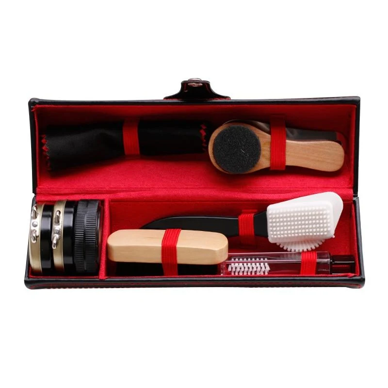 Outstanding Leather Shoe Shine Cleaning Set 9pcs Durable