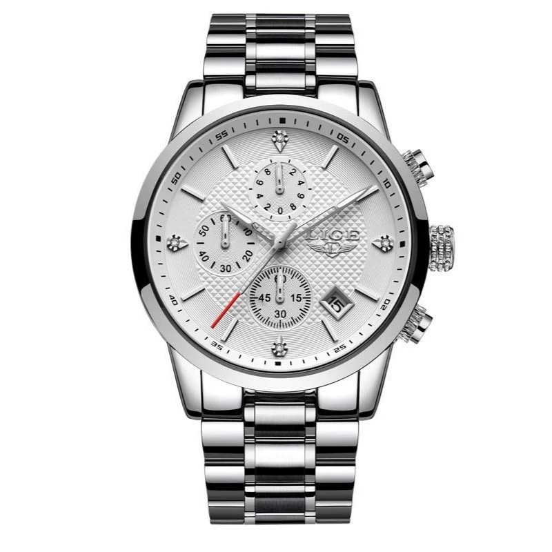 Fast Darren Stainless Steel Chronograph Watch Expertly Made