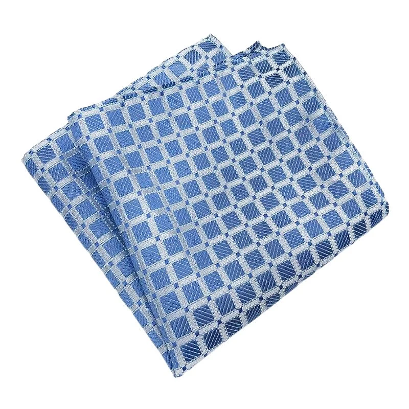 Effective Pañuelo de bolsillo de seda a cuadros Superior