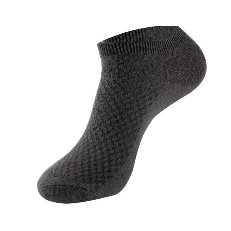 High-Grade Calcetines tobilleros bajos de fibra de bambú Juego de 5 pares Traditional