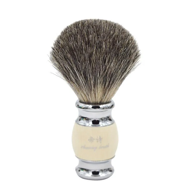 World-Class Vintage Brocha de afeitar de pelo de tejón puro Enhanced