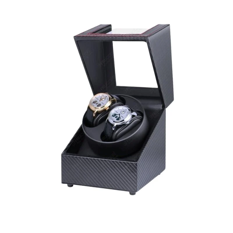 Excellent Gilberto Caja de almacenamiento doble para relojes con alimentación USB Comfortable