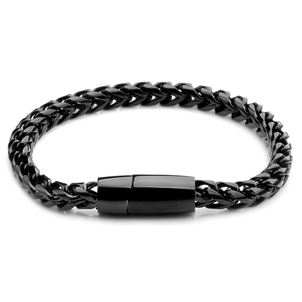 Smooth Magnus Pulsera de acero inoxidable pulido Selected