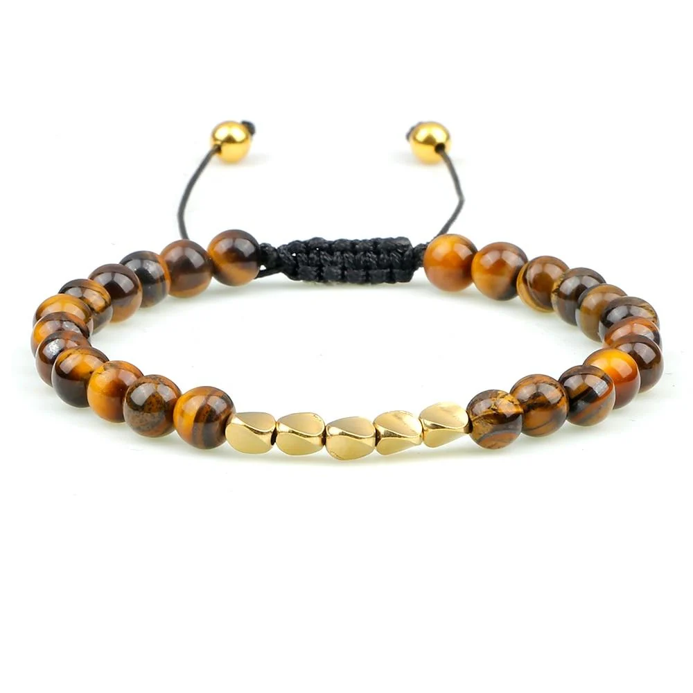 Contemporary Atrani Pulsera de cuentas de ojo de tigre Versatile