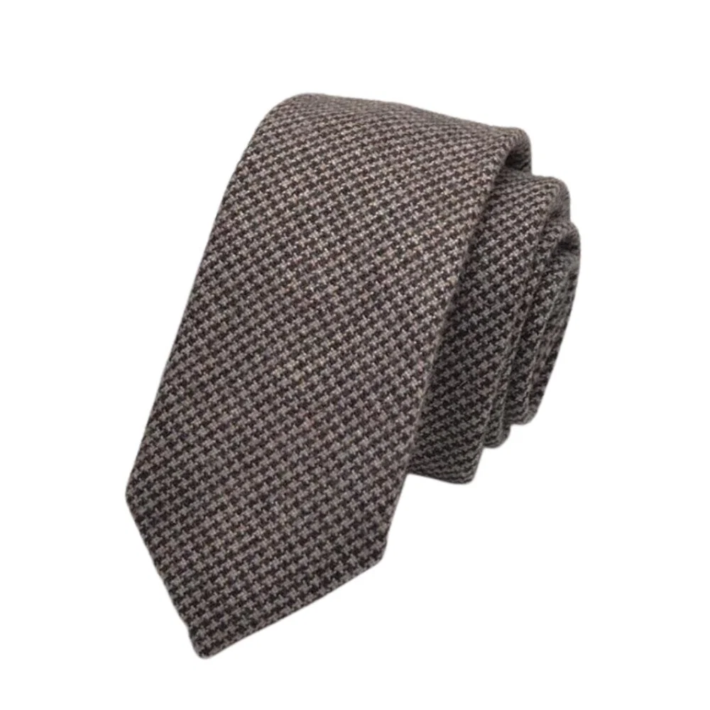 Responsible Houndstooth Corbata de lana Prestigious