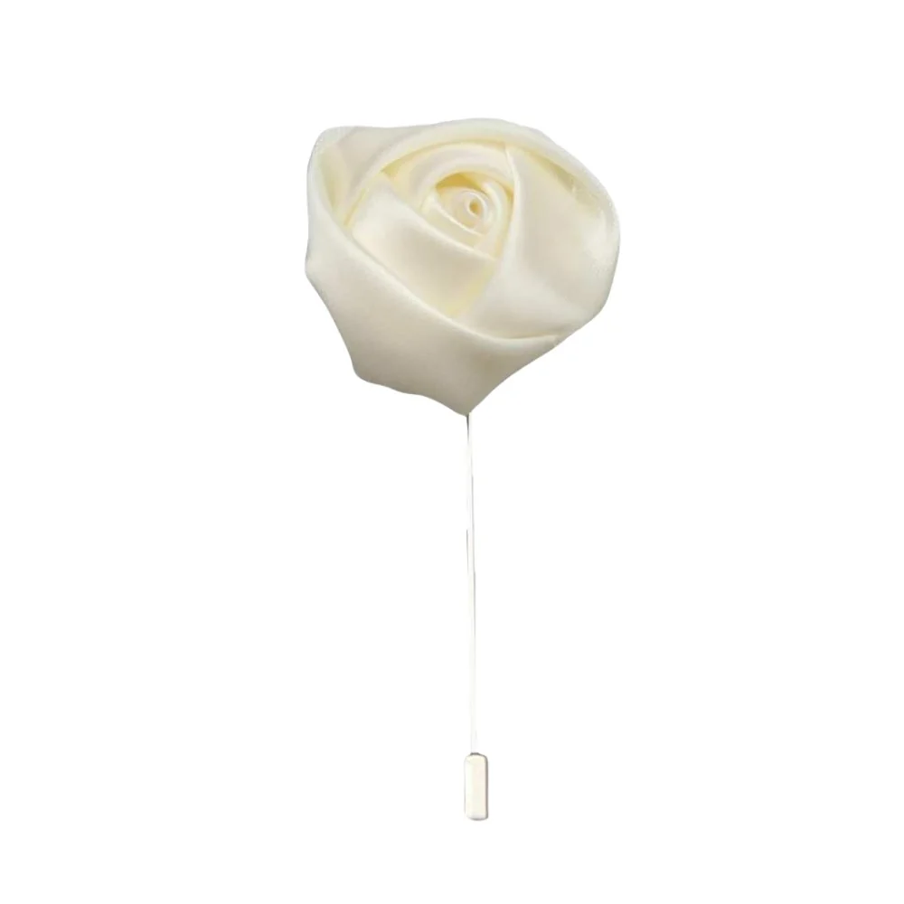 Effective Alfiler de solapa Rosa de seda Functional