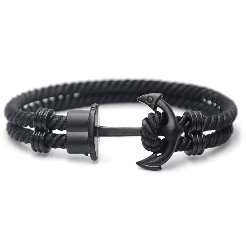 Luxury Oliver Pulsera de cuerda con ancla Quality