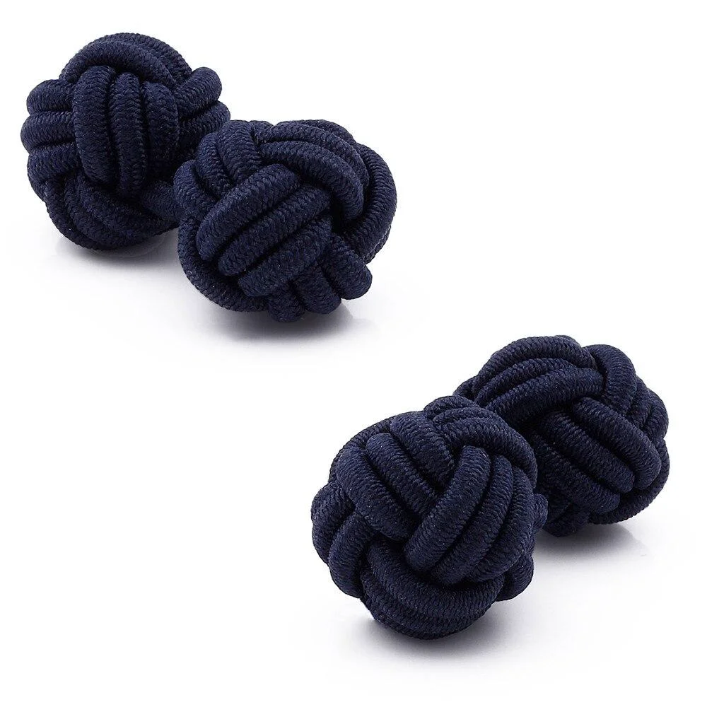 Elegant Gemelos minimalistas con nudo Luxury