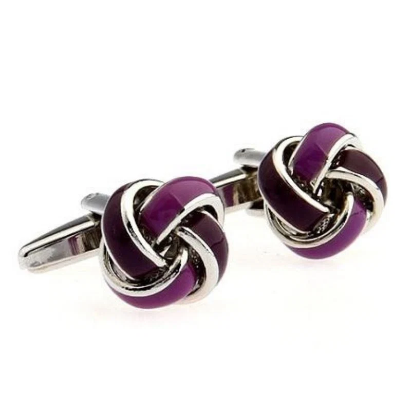Smooth Gemelos Nudo Gótico Morado Refined