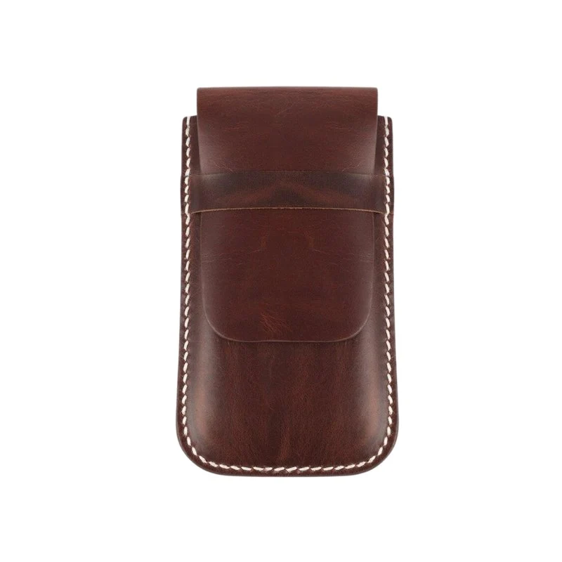 Original Oscar Estuche de viaje de piel para un reloj Functional