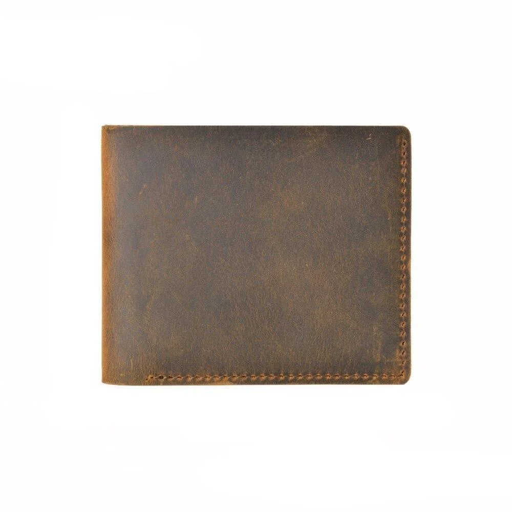 First-Class Ignacio Billetera Bifold Slim de Piel de Vaca Original Design