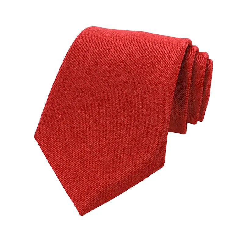 Superior Corbata de sarga de seda lisa Durable