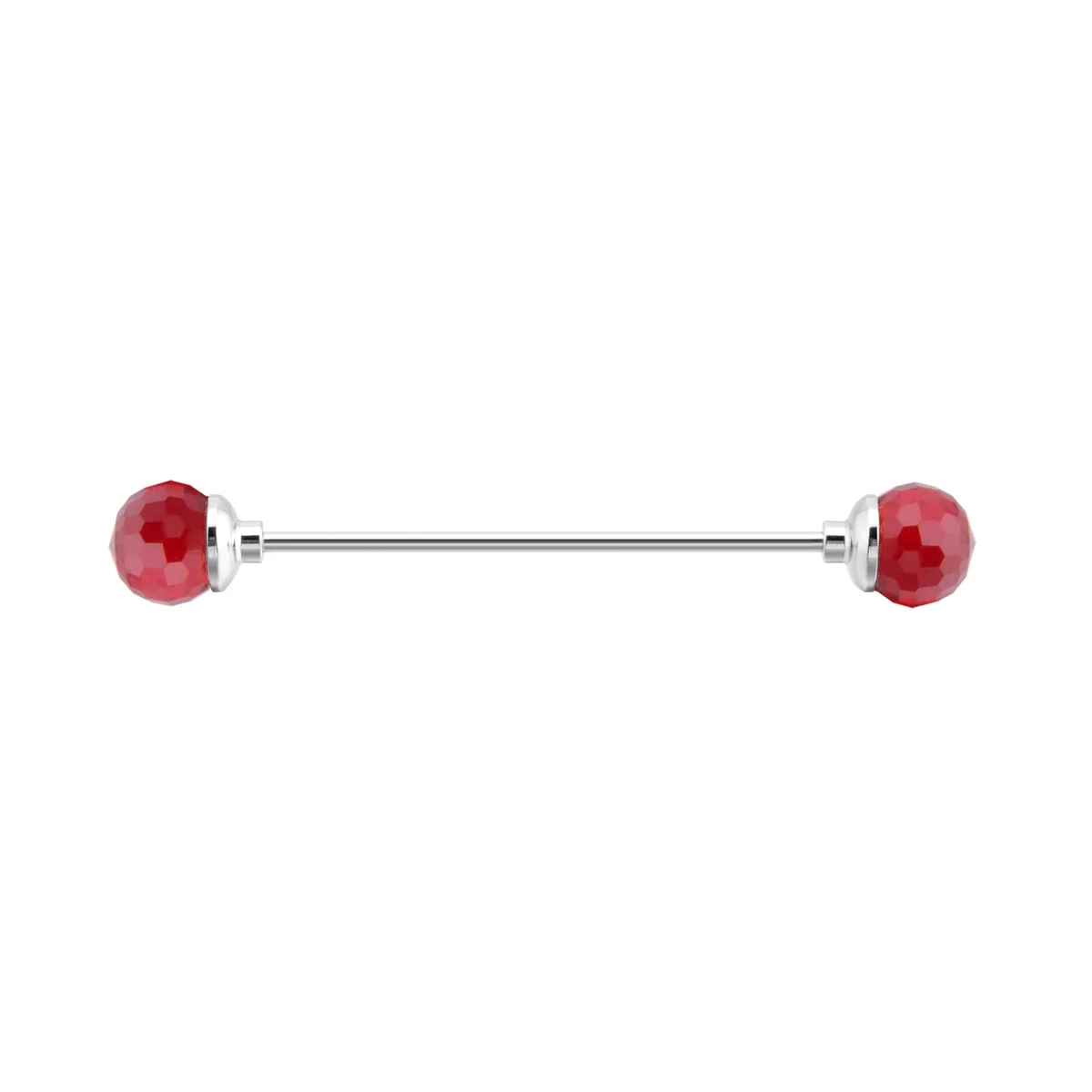 Stylish Bola de Cristal Roja Colar Bar Eco-Friendly